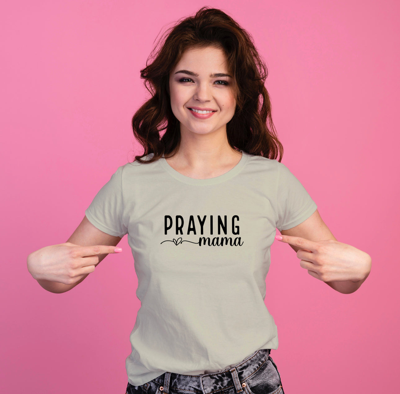 Blessed And Praying Mama T-Shirt