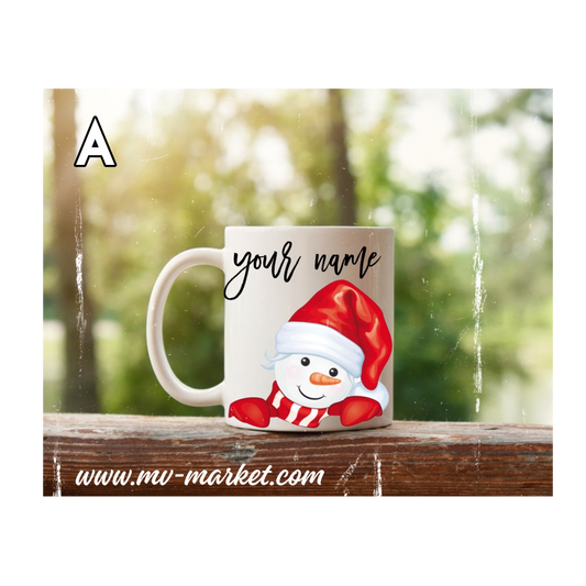 Customizable Christmas 11 Oz Mugs