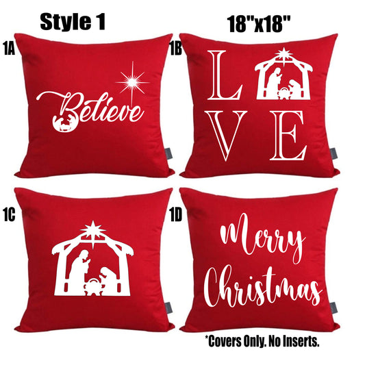 Christmas Pillow Covers/Cases