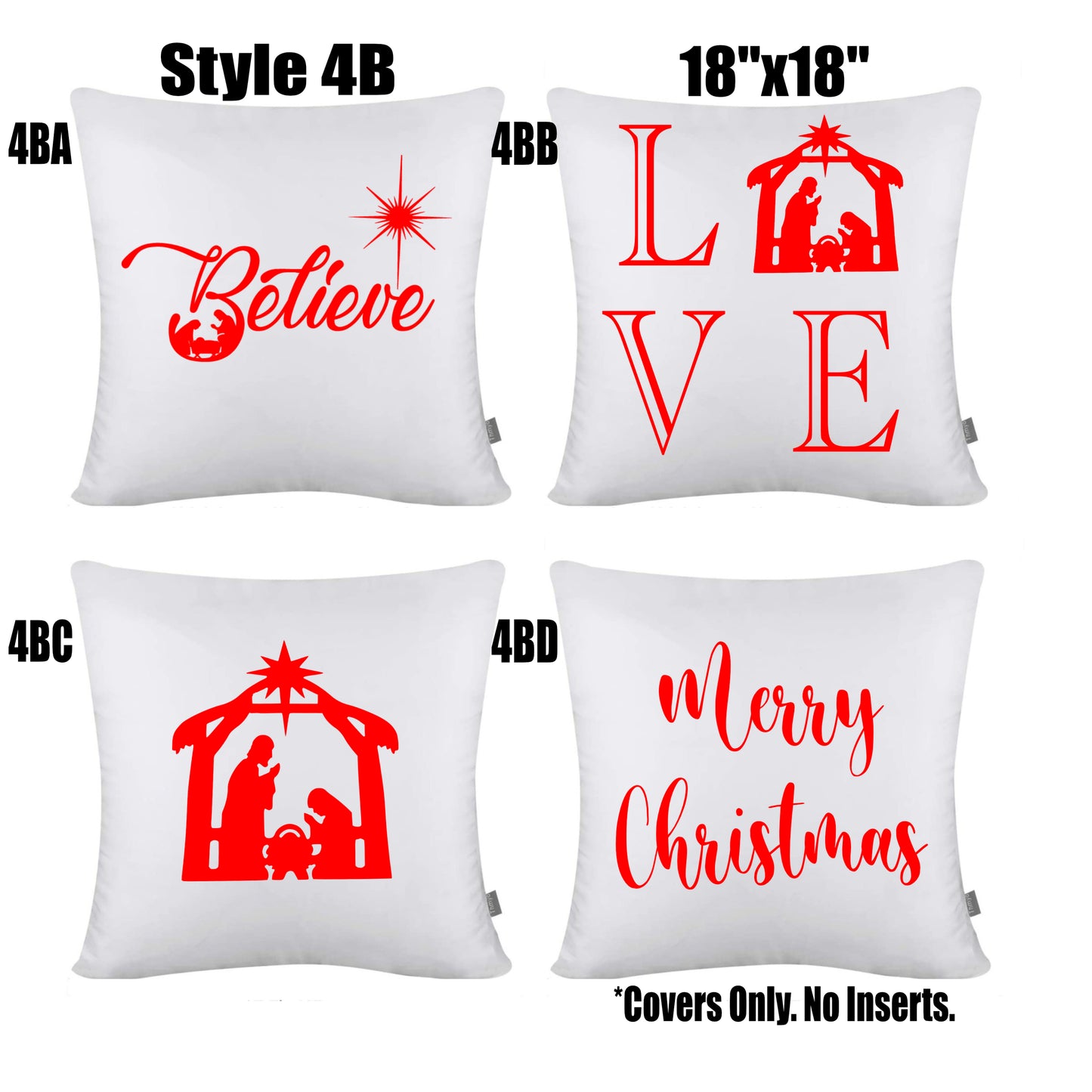 Christmas Pillow Covers/Cases