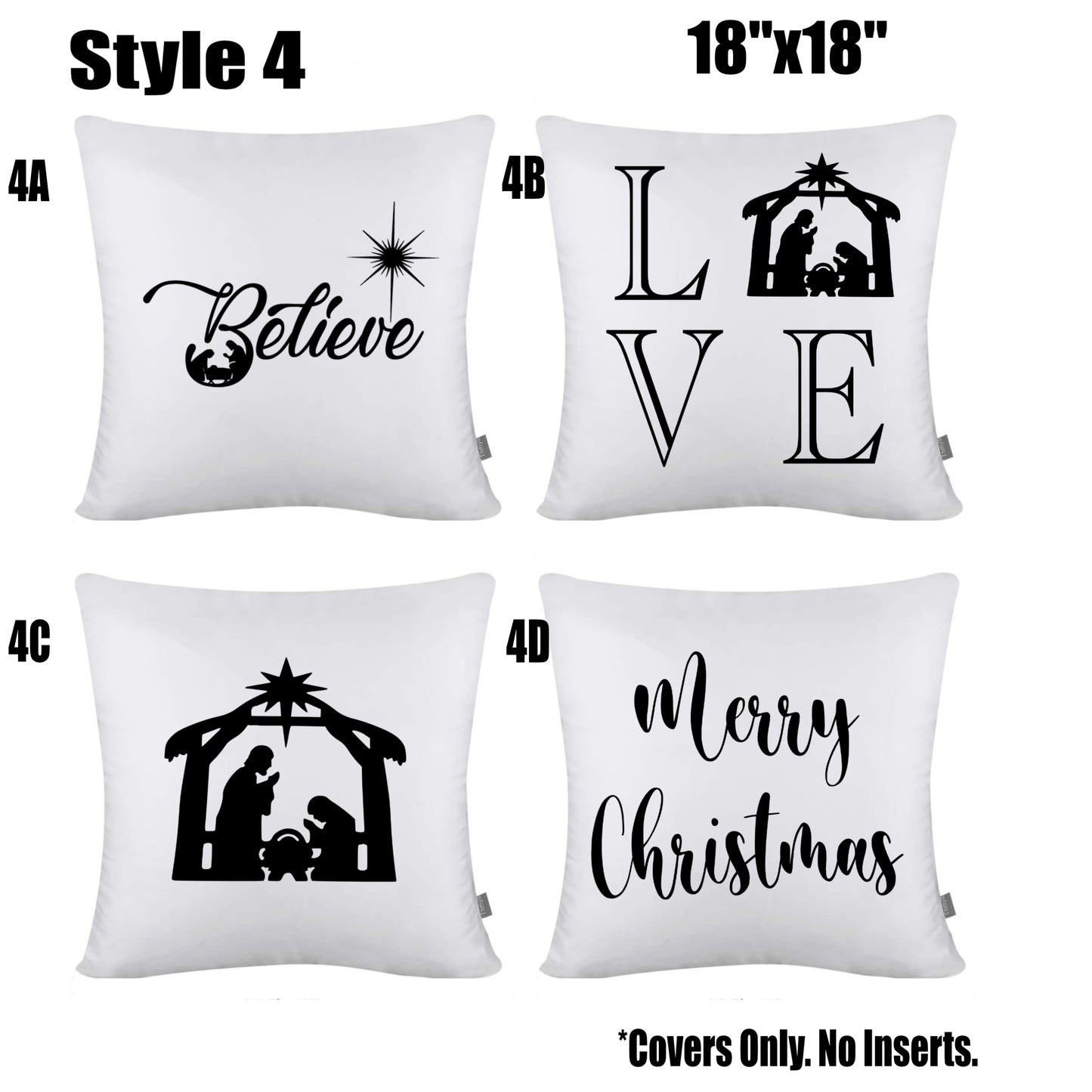 Christmas Pillow Covers/Cases